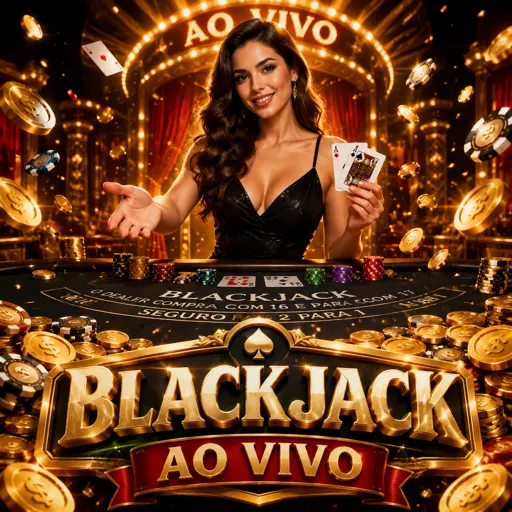Mesa de blackjack online com cartas distribuídas e fichas de aposta